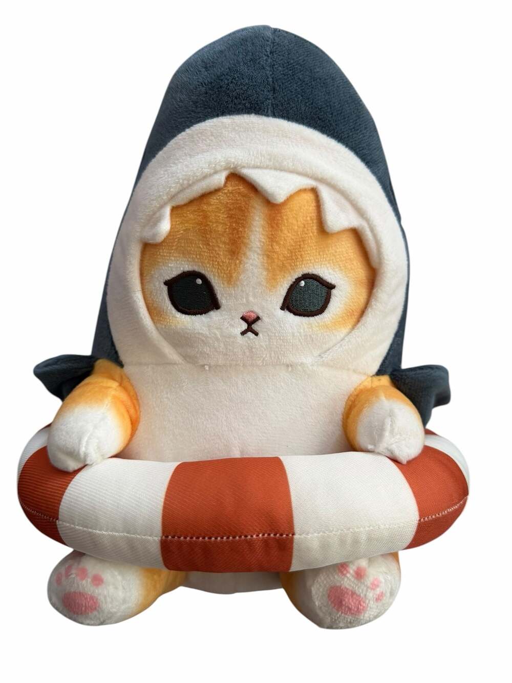 Mofusand Shark Cat Plush Kawaii Stuffed Animal Orange White Floatie Cute Japan